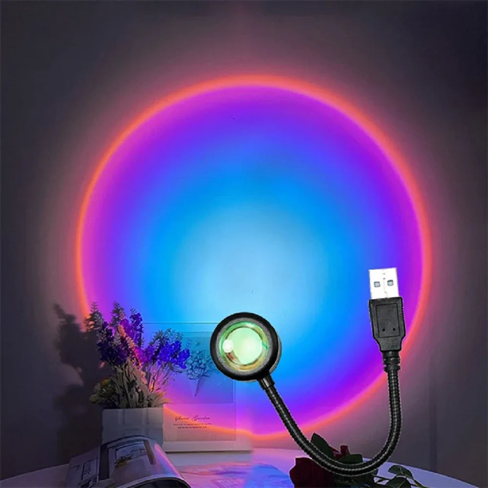 RGB Atmosphere Night Light Mini USB Light Self Photography Light LED