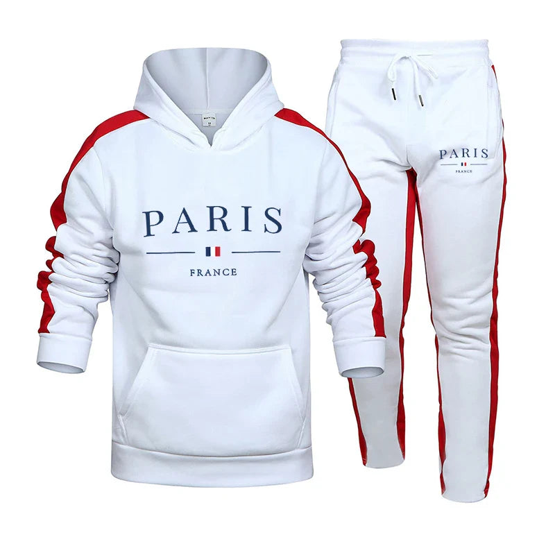 Autumn Winter Men Two Piece Outdoors Mens Tracksuit Set Hot Sale