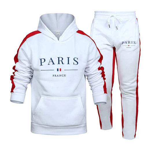 Autumn Winter Men Two Piece Outdoors Mens Tracksuit Set Hot Sale