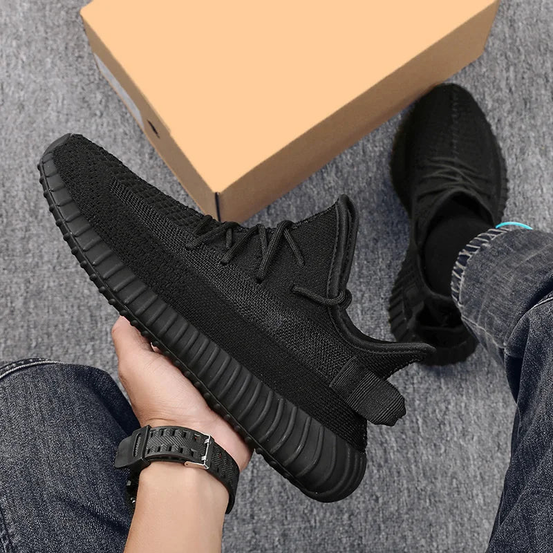 Women's Sports Shoes Mesh Lightweight Soft Sole Jogging Strap Breathable Fashion Sports Walking Casual Tennis Flat Shoes for Men