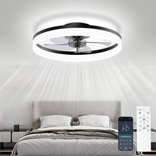 Simple LED Ceiling Fan Light Remote Control with Infinite Dimming 6