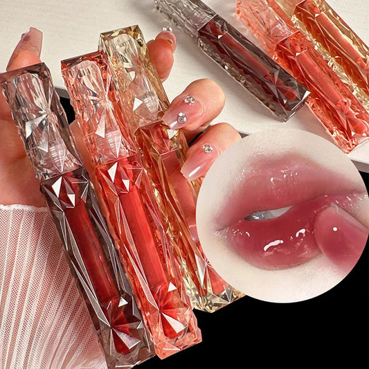 Lip Gloss Long-lasting Moisturizing Easy Halo-dyeing Waterproof Mirror