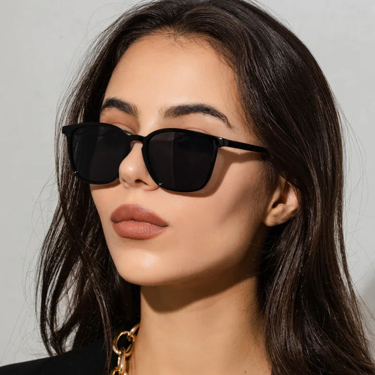 2023 New Fashion Sunglasses Women Brand Designer Retro Rectangle Sun