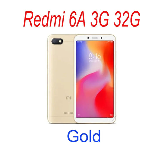 Original Xiaomi Redmi 6A Smartphone 3+32Gb Wholesale Xiaomi Mobile