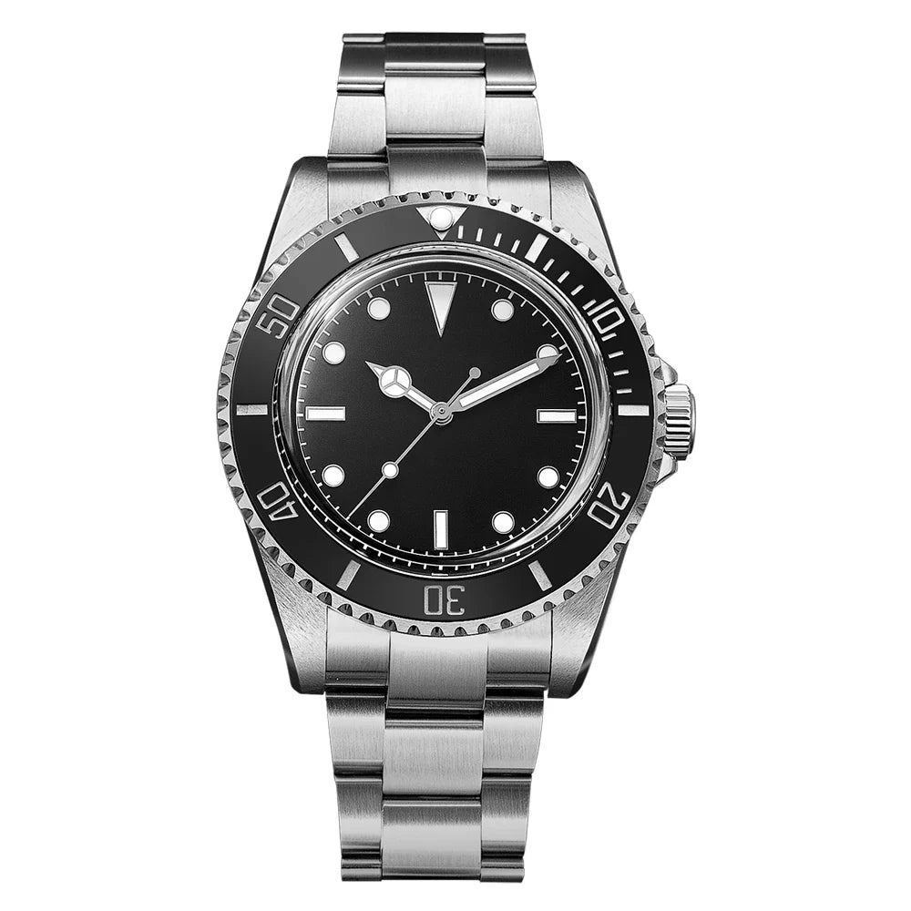 Hestur Automatic Mechanical Watches 40mm Men's wrist Watch Sub 14060 Vintage Diver 20bar Luxury Sapphire Bubble Mirror sw200