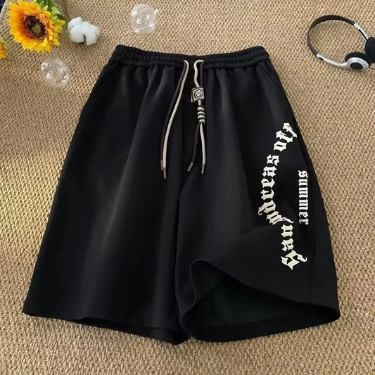 M-5XL Men Shorts Casual Short Pants Oversize Beach Shorts Retro