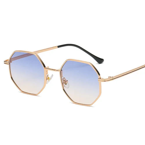 Fashion Retro Sunglasses Classic Metal Polygonal Sunglasses Sunglasses