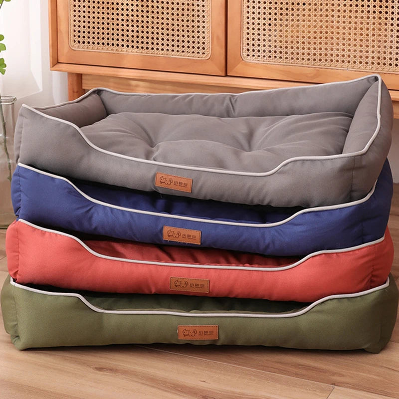 Thickened Filling All Season Dog Kennel Bite-resistant Medium Dog Sofa Bed 600D Oxford Cloth Waterproof Cat Nest Accessories