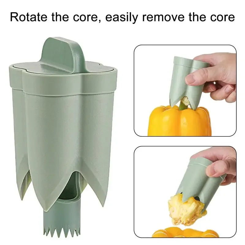 Pepper Corer Chili Seed Remover Jalapeno Peppers Cucumber Tomato