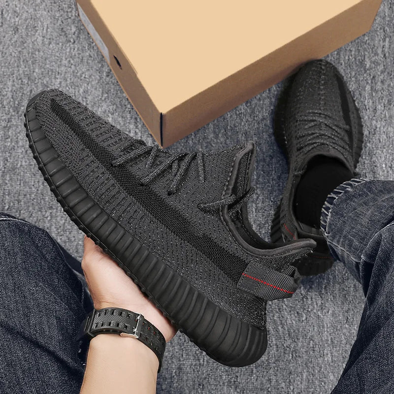 Women's Sports Shoes Mesh Lightweight Soft Sole Jogging Strap Breathable Fashion Sports Walking Casual Tennis Flat Shoes for Men