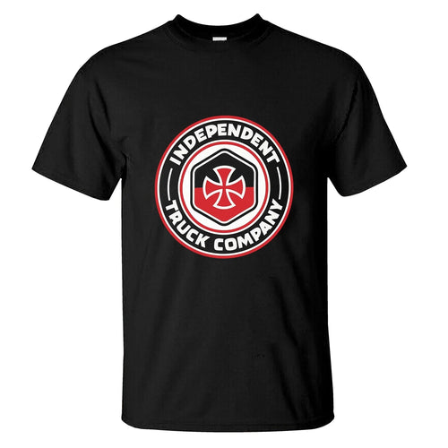 2025 Men T Shirt Casual Independent Skateboards T-shirt Oversized