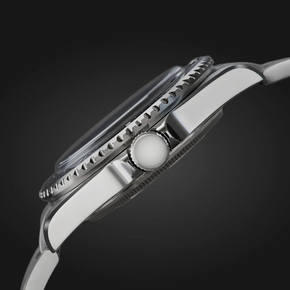 Hestur Automatic Mechanical Watches 40mm Men's wrist Watch Sub 14060 Vintage Diver 20bar Luxury Sapphire Bubble Mirror sw200