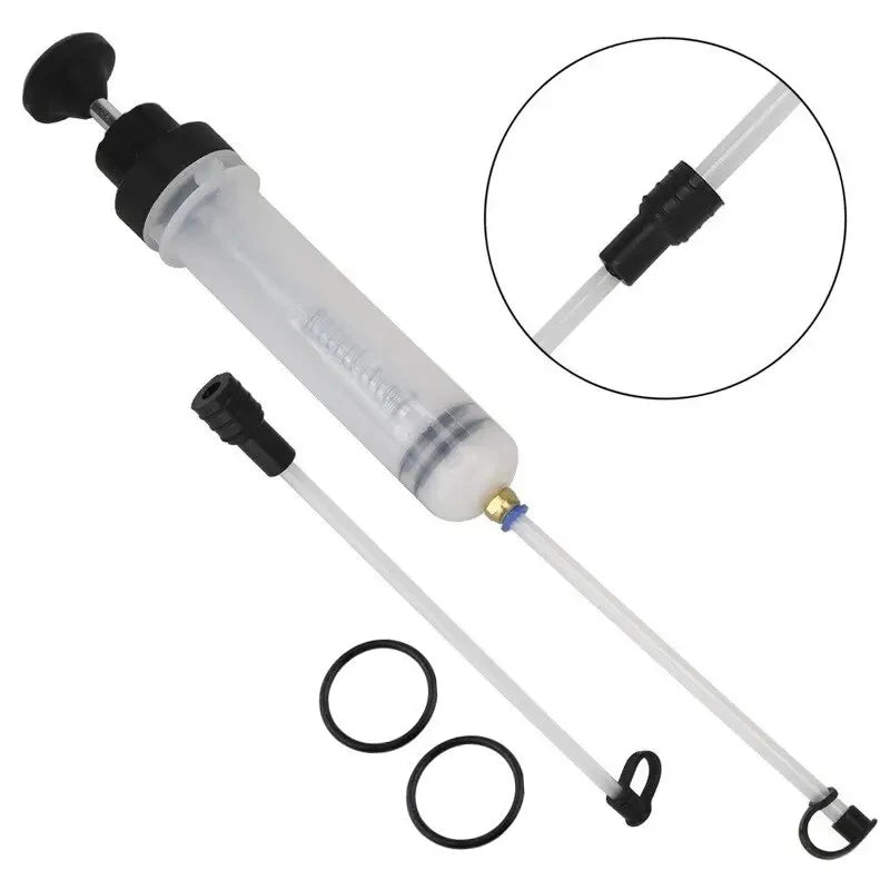 1.5L OilFluid Extractor Filling Oil Change Syringe Bottle Transfer