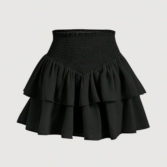 Mia Muse Women's Skirts All Season Daily Basic Plain High Waist