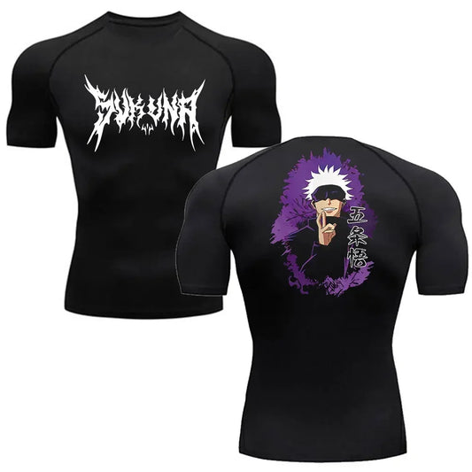 Men's Summer Fitness Gym Sports Running T-Shirt New Hot Selling Anime