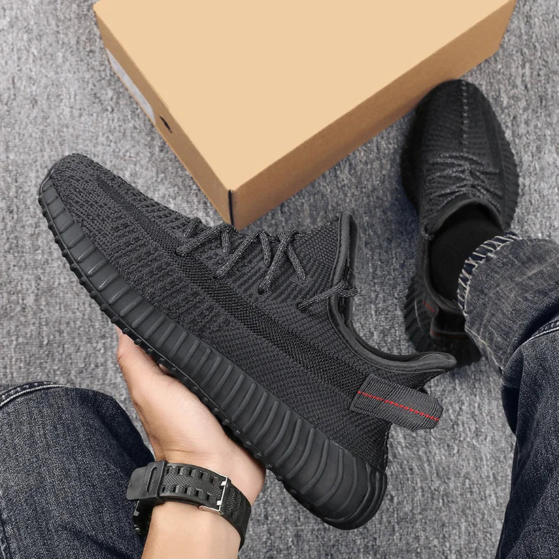 Women's Sports Shoes Mesh Lightweight Soft Sole Jogging Strap Breathable Fashion Sports Walking Casual Tennis Flat Shoes for Men