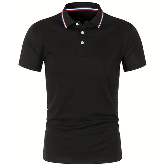 2023 Hot Sale Men's Summer Casual Breathable Comfortable Polo Shirt