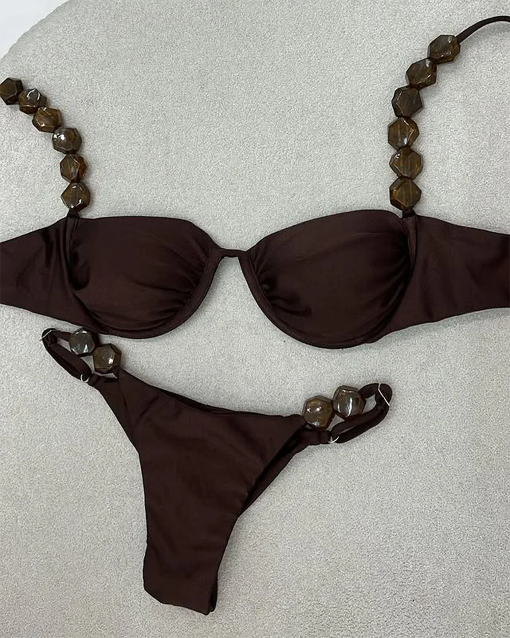 2025 Sexy Bikini Set High Waist Golden Printed Women Swimwear Push Up Bikinis Swimsuit Female Biquini Bathing Suit