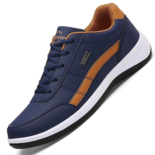Pu Leather Men Shoes Sneakers Trend Casual Breathable Leisure Male