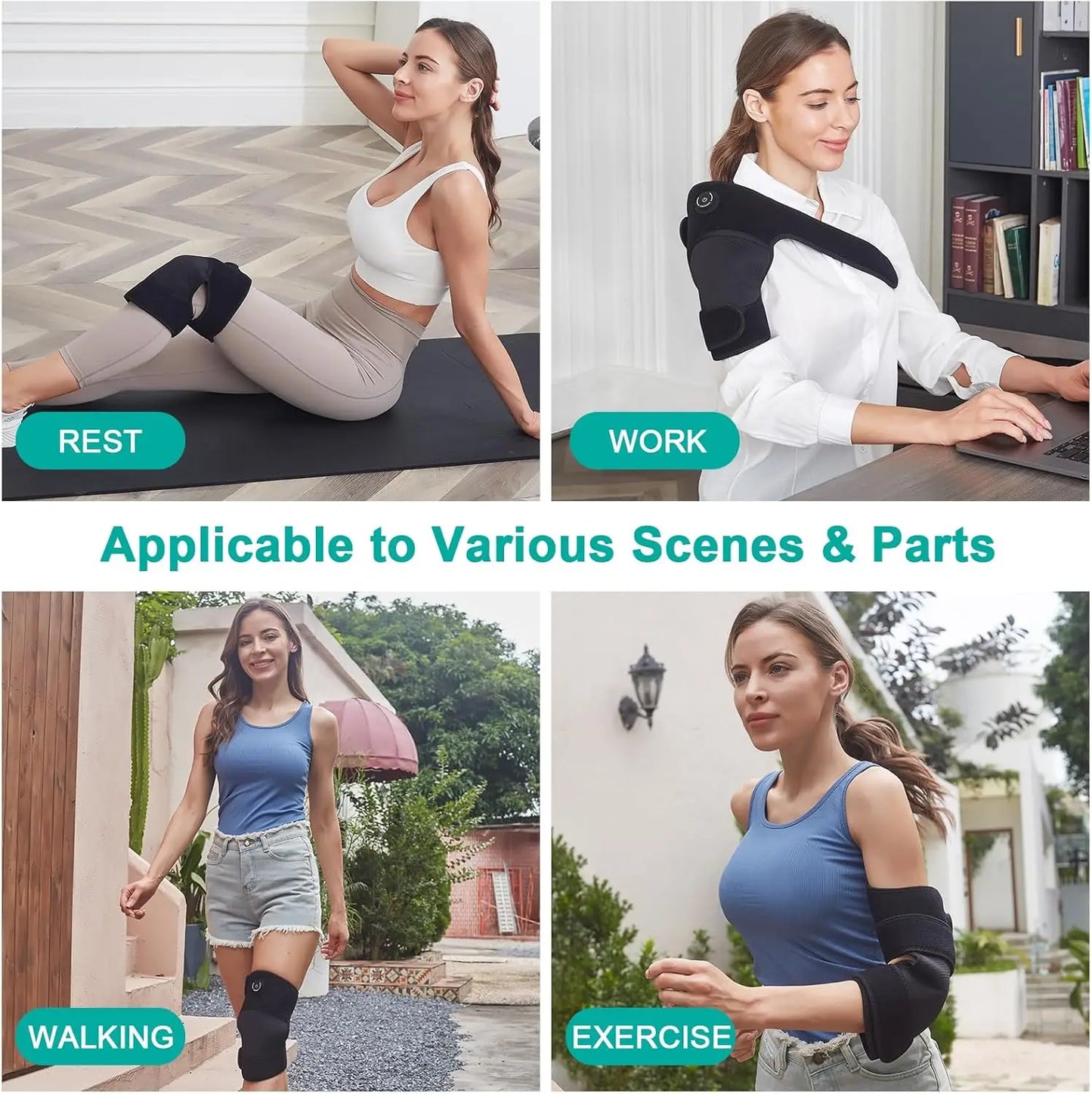 Red Light Therapy Pad Knee LED Infrared mat Lamp for Shoulder Relax Pain Relieve Health Care Portable Home Use Red Light Device