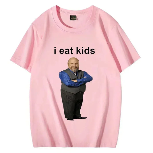 Bertram Eats I Eat Kids Graphics T shirt Men Women  short sleeve