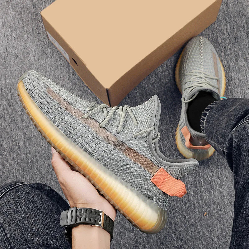 Women's Sports Shoes Mesh Lightweight Soft Sole Jogging Strap Breathable Fashion Sports Walking Casual Tennis Flat Shoes for Men