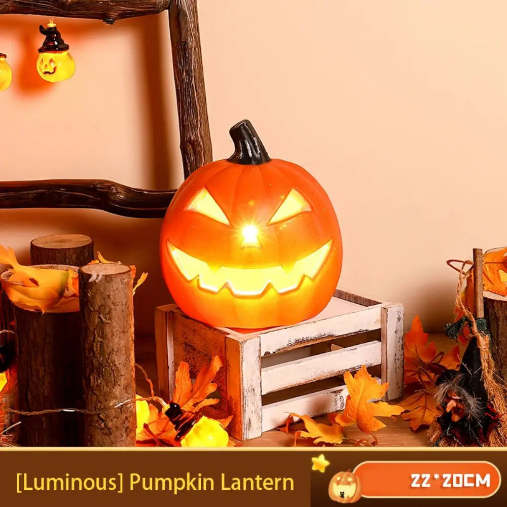 Halloween Decoration Pumpkins Lamp For Home Yard Garden Outdoor Decor Hallowen Horror House Skull Party Props Glow in The Dark
