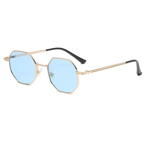 Fashion Retro Sunglasses Classic Metal Polygonal Sunglasses Sunglasses