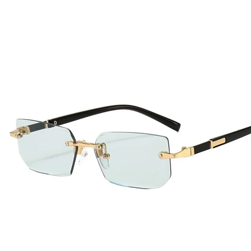 Retro Korean Sunglasses Seaside Frameless Eyeglasse Anti UV400