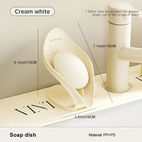 Home Light Luxury Soap organizer Box, Bathroom Countertop Creative