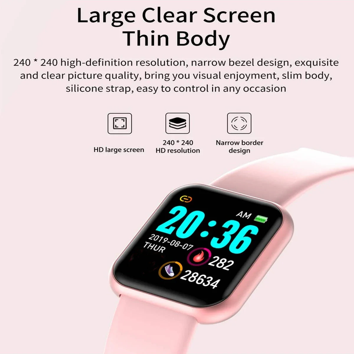Bluetooth Smart Watches For Women Men Networked Phone Control Music