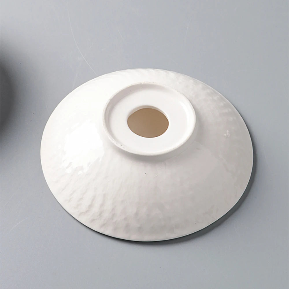 Creative Ceramic Plate 3D Shape Solid Color Simple Restaurant Homehold