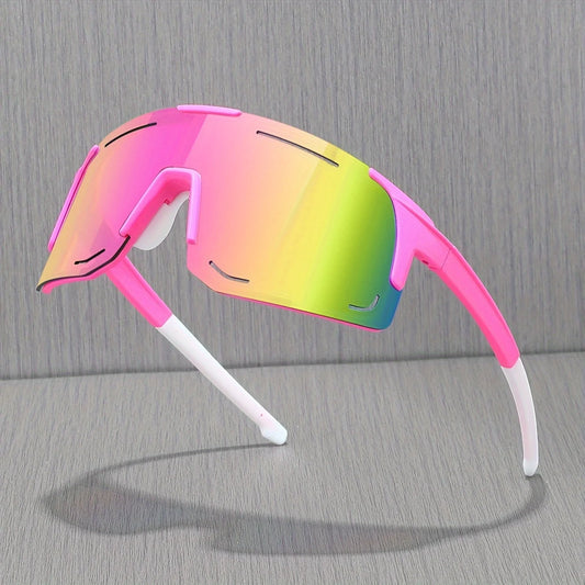 Sports Wrap Around Sunglasses For Women Men Large One Piece Sun Shades