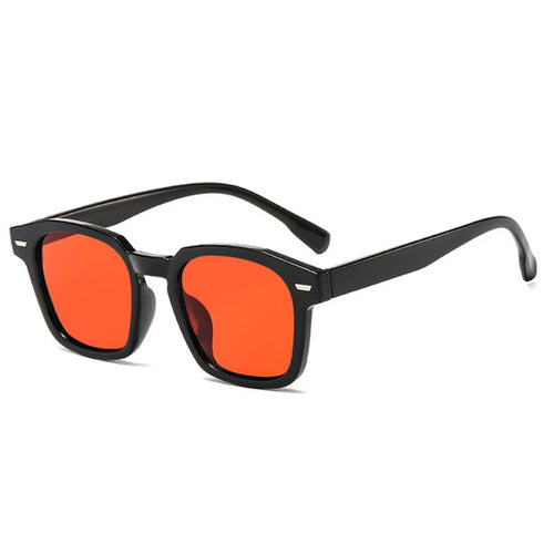 Popular Women's Sunglasses Trend Vintage Square Frame Black Yellow Sun