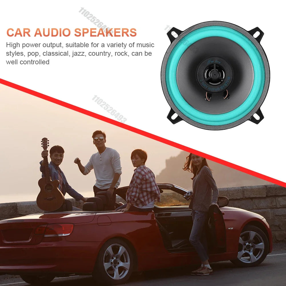 Car Speakers 4/5/6 Inch 100/160W HiFi Coaxial Subwoofer Universal