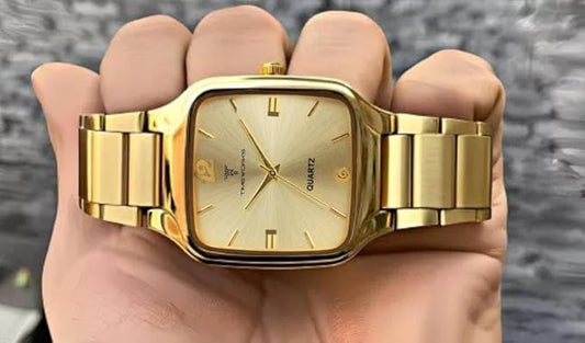 Designer Square Dial Watch for Men & Boys – Bold & Stylish Timepiece
