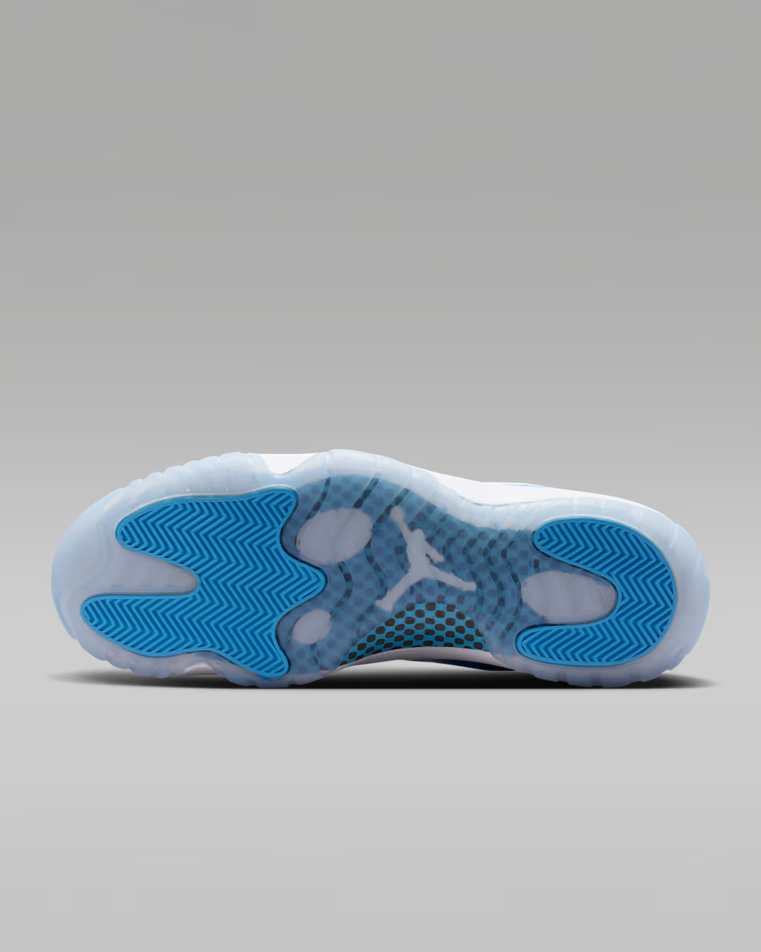 Air Jordan 11 Retro Low University Blue outsole view